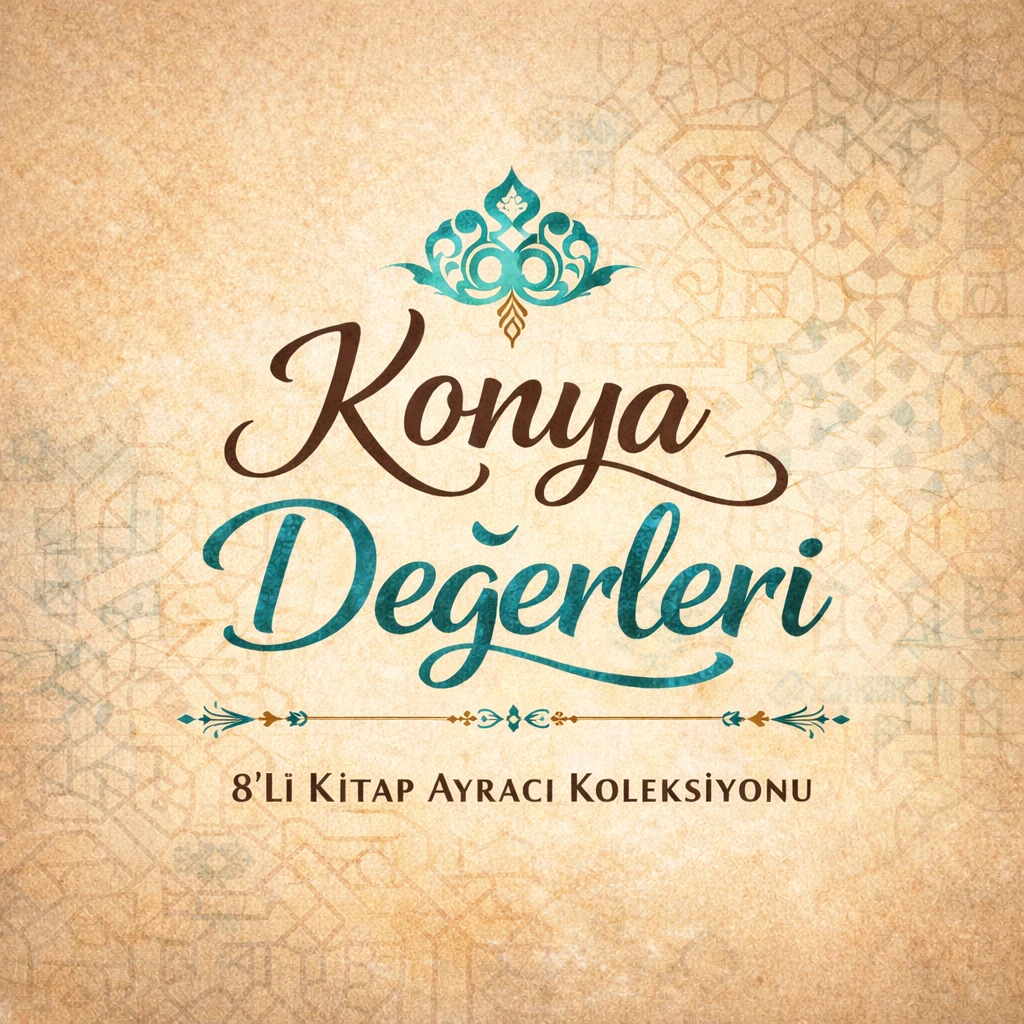 Konya Değerleri 8’li Kitap Ayracı Seti – Şehir Temalı Hediye